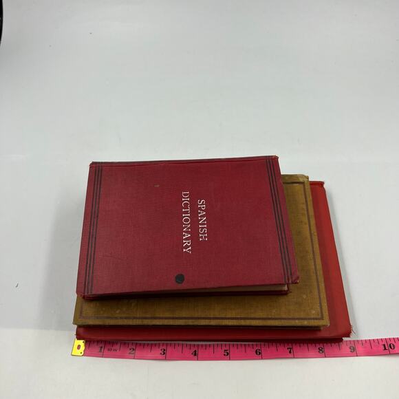 Antique Books Spanish English Pocket Dictionary Conversational Spanish 1930-1940 - Picture 4 of 12